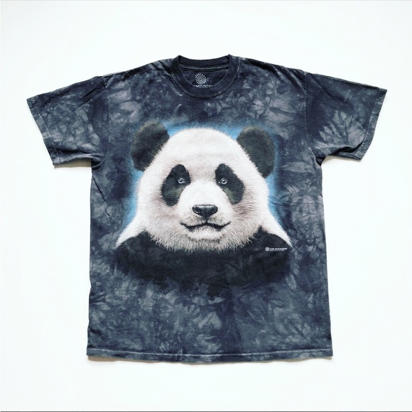 The Mountain Panda Bear 🐼 Face T-Shirt. Size Large. - Picture 1 of 15